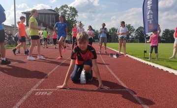Nasi uczniowie podczas "Lekkoatletycznych czwartków"