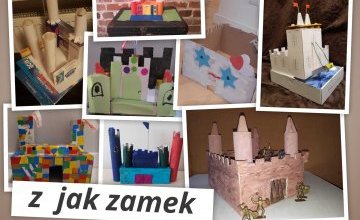 Budowle zamkowe uczniów klasy 1 C