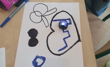 ,,Zimowe zabawy, zimowe doświadczenia" z wykorzystaniem Ozobotów