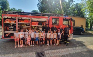 Wizyta strażaków z Komendy Powiatowej Państwowej Straży Pożarnej w Oleśnicy