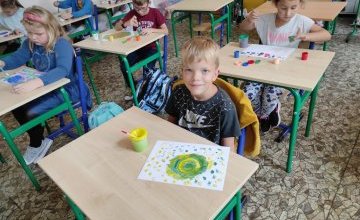 Międzynarodowy Dzień Kropki w klasie 1 A