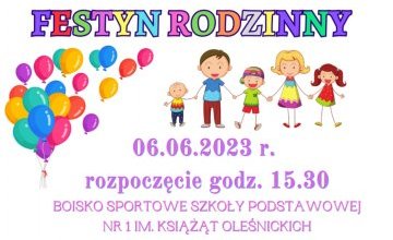 Zaproszenie na Szkolny Festyn Rodzinny