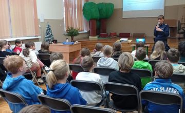 Spotkanie z przedstawicielką Policji