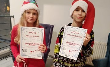 Sukcesy naszych uczniów w konkursie plastycznym" Śladami sań Świętego Mikołaja"