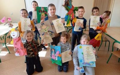 Dzieci świetlicowe uczestniczyły w konkursie pt. "Wiosenna Marzanna" (8)