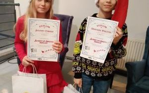 Laureaci w miejskim konkursie plastycznym" Śladami sań Świętego Mikołaja" (2)