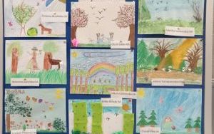 Szkolny konkurs plastyczny „Wiosna w lesie” (2)