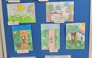 Szkolny konkurs plastyczny „Wiosna w lesie” (3)